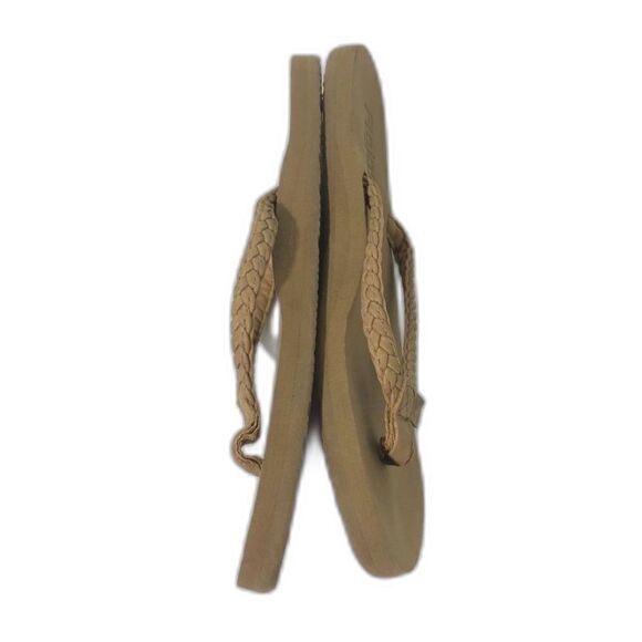 FLOJOS Sandals Women's Size 6.5 Brown Braided Flip Flop Thong - Picture 9 of 10